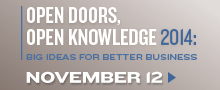Open Doors, Open Knowledge Nov. 12/14