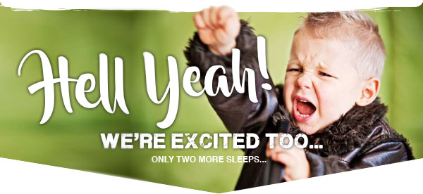 Pitch'Day - Hell Yeah! We're Excited Too! Only two more sleeps...